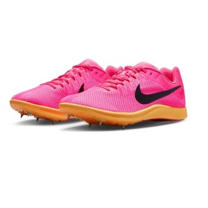 Nike Zoom Rival Distance - Unisex Track Running Spikes - Hyper Pink/Black/Laser Orange