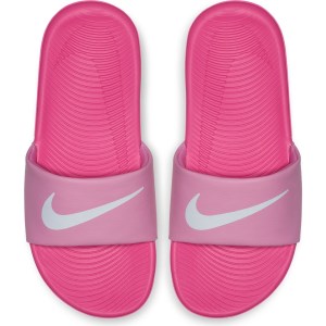 Nike Kawa Slide GS/PS - Kids Slides - Psychic Pink/White/Laser Fuschia