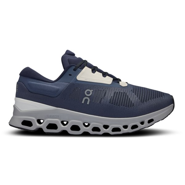 On Cloudstratus 3 - Mens Running Shoes - Metal/Glacier