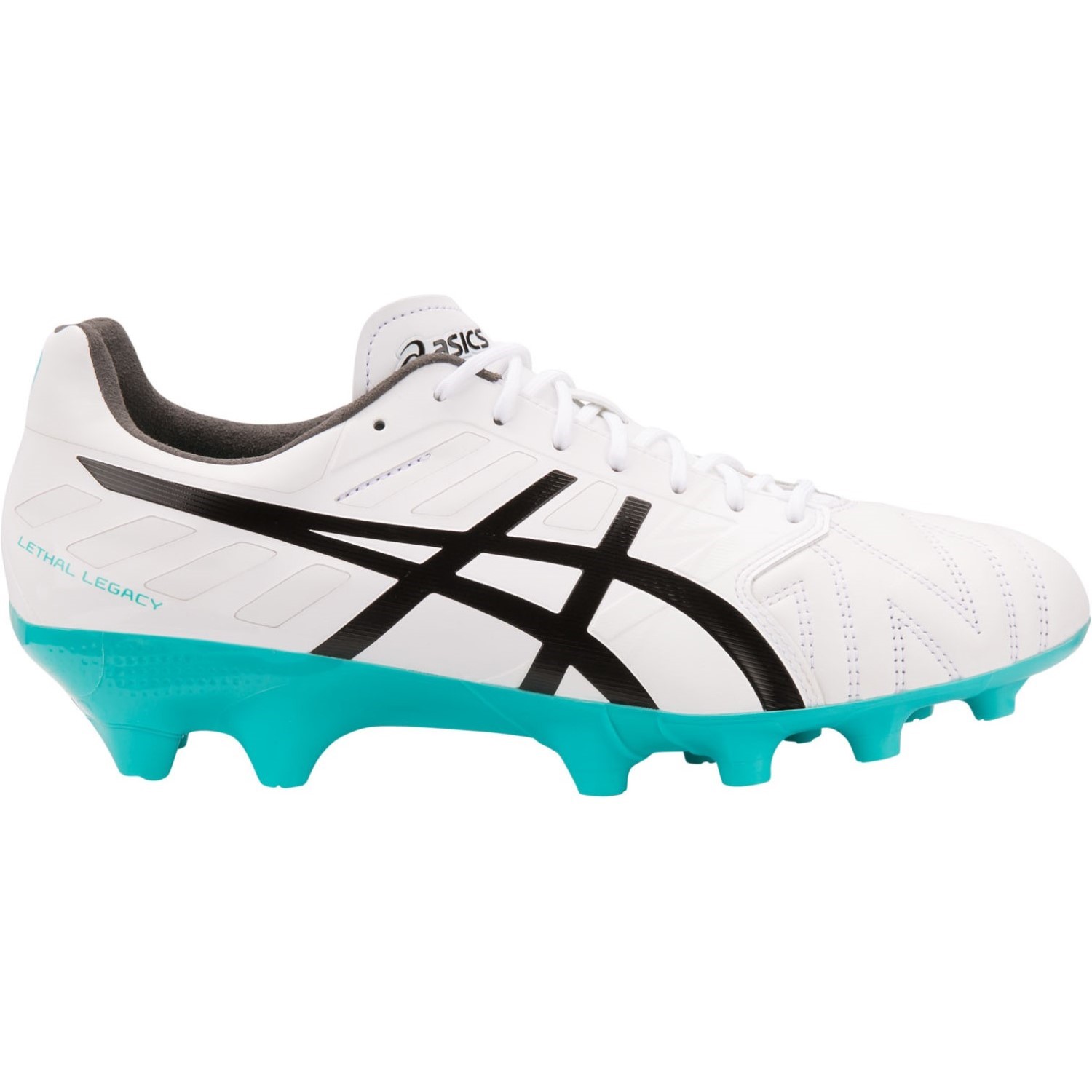 Asics Lethal Legacy IT - Mens Football Boots - White/Sea Glass | Sportitude