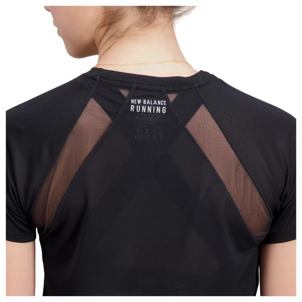 New Balance Impact Run Womens Short Sleeve T-Shirt - Black