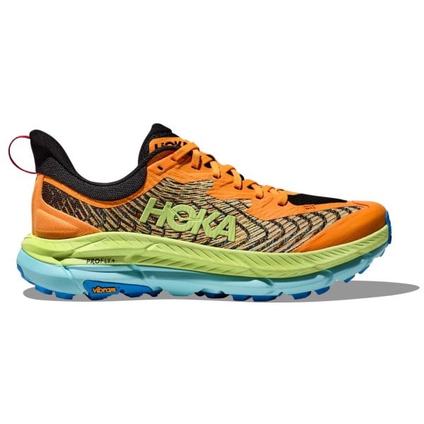 Hoka Mafate Speed 4 - Mens Trail Running Shoes - Solar Flare/Lettuce