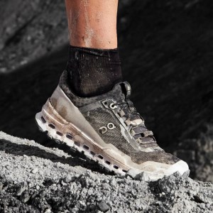 On Cloudultra - Womens Trail Running Shoes - Black/White