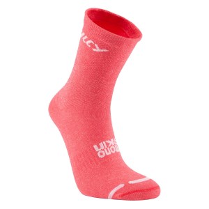 Hilly Lite Anklet - Womens Running Socks - Hot Pink/Marl