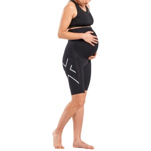 2XU Prenatal Active Compression Shorts - Black/Silver