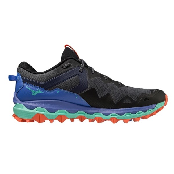 Mizuno Wave Mujin 9 - Mens Trail Running Shoes - Iron Gate/Nimbus Cloud/Amparo Blue