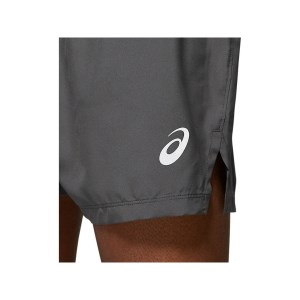 Asics Silver 5 Inch Mens Running Shorts - Dark Grey