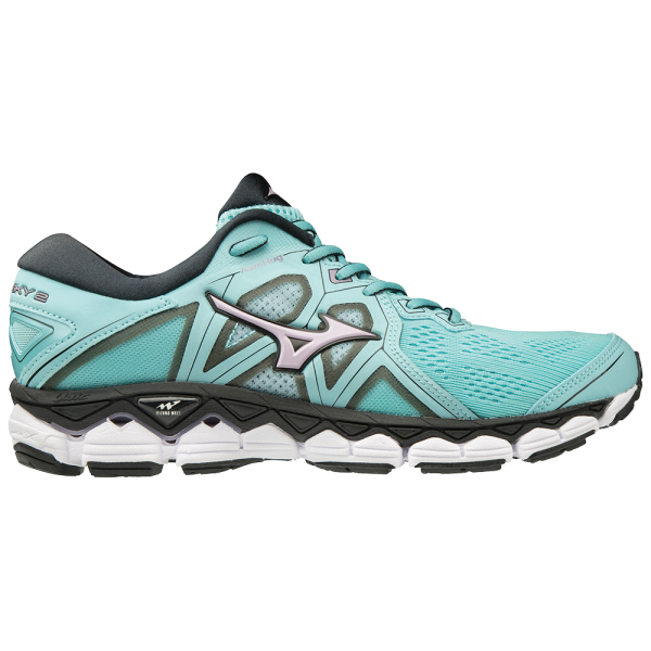 Mizuno Wave Sky 2 - Womens Running Shoes - Angel Blue/Lavender Frost