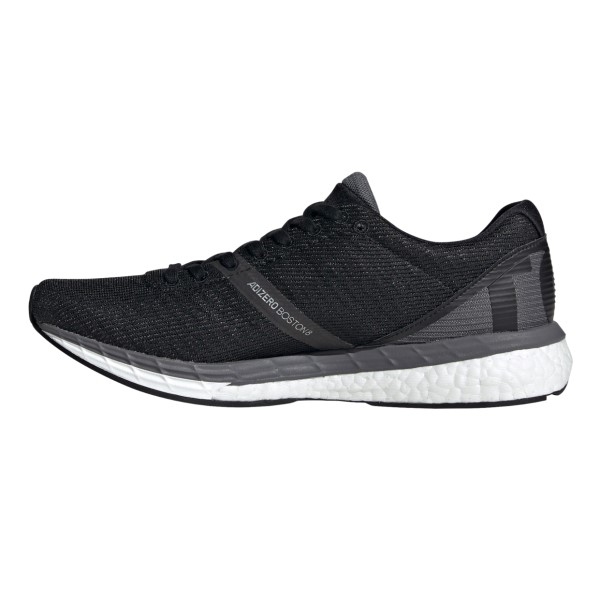 Adidas Adizero Boston 8 - Womens Running Shoes - Core Black/Footwear White/Grey