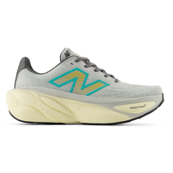 New Balance Fresh Foam X More v5 - Mens Running Shoes - Brighton Grey/Calcium/Cyber Jade