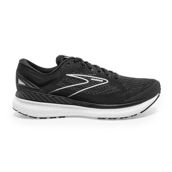 Brooks Glycerin GTS 19 - Womens Running Shoes - Black/White