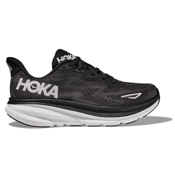 Hoka Clifton 9 - Womens Running Shoes - Black/White | Sportitude