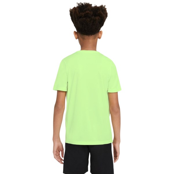 Nike Dri-Fit Kids Boys Training T-Shirt - Barely Volt