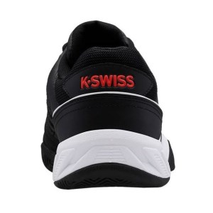 K-Swiss Bigshot Light 4 Mens Tennis Shoes - Black/White/Poppy Red