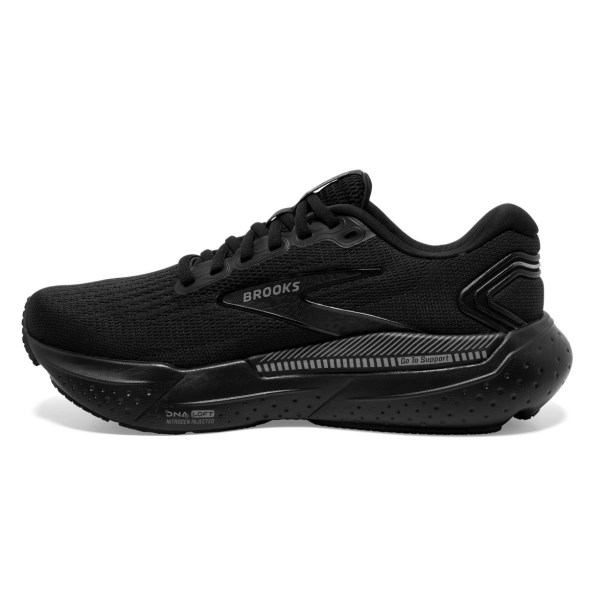 Brooks Glycerin GTS 21 - Mens Running Shoes - Black/Black/Ebony