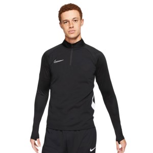 Nike Dri-FIT Academy Mens Soccer Drill Top - Black/White