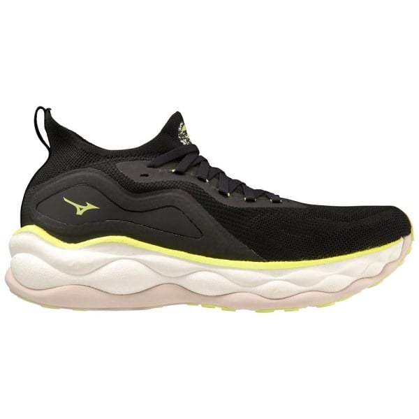 Mizuno Wave Neo Ultra - Mens Running Shoes - Undyed Black/Luminous