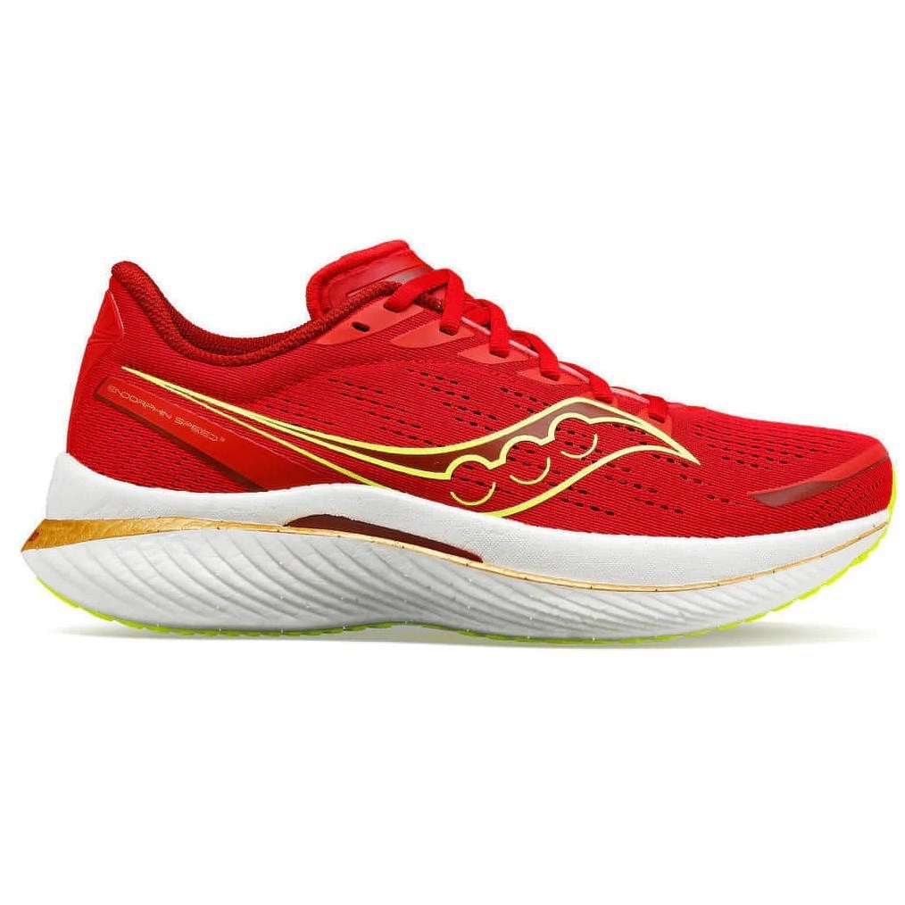 Saucony Endorphin Speed 3 - Mens Running Shoes - Red Poppy | Sportitude