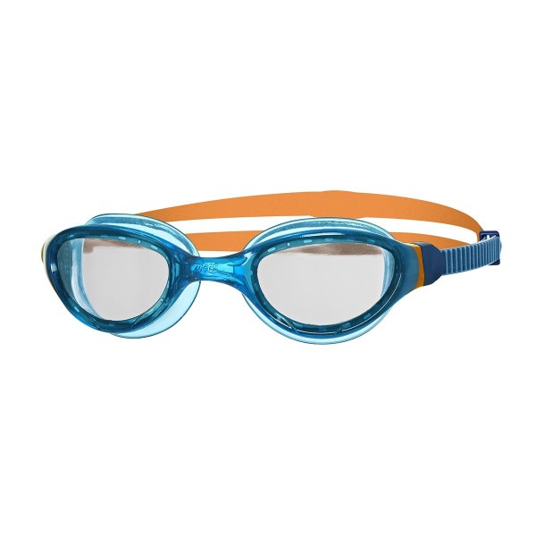 Zoggs Phantom 2.0 Junior - Kids Swimming Goggles - Blue/Orange/Clear