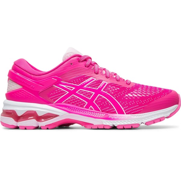 Asics Gel Kayano 26 - Womens Running Shoes - Pink Glo/Cotton Candy