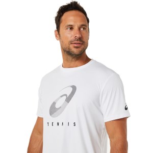 Asics Court Spiral Mens Training T-Shirt - Brilliant White