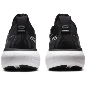Asics Gel Nimbus 25 - Mens Running Shoes - Black/Pure Silver