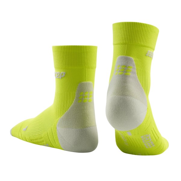 CEP High Cut Running Socks 3.0 - Lime/Grey