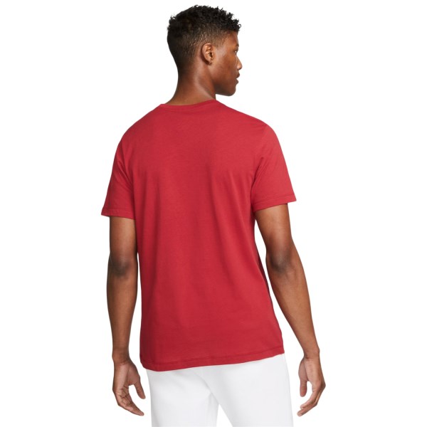 Nike Liverpool FC Swoosh Mens Soccer T-Shirt - Tough Red