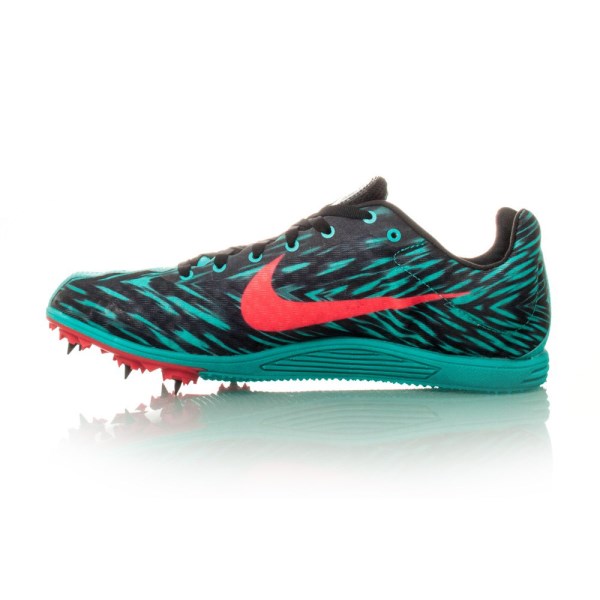 Nike Zoom Rival D 8 - Womens Track Running Spikes - Hyper Jade/Hyper Punch/Black