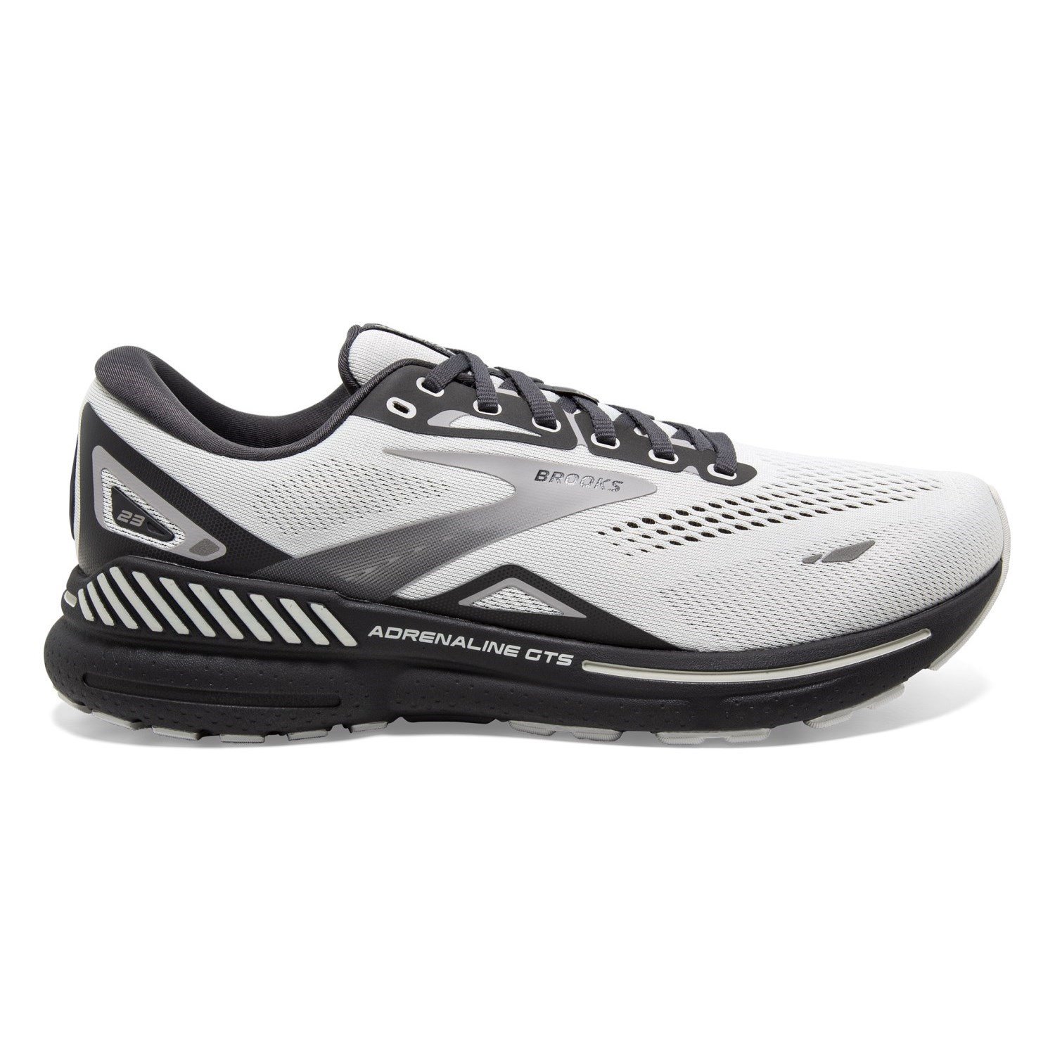 Brooks Adrenaline GTS 23 - Mens Running Shoes - Oyster/Ebony/Alloy ...