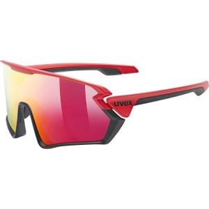 UVEX Sportstyle 231 Multi Sport Sunglasses - Black/Red