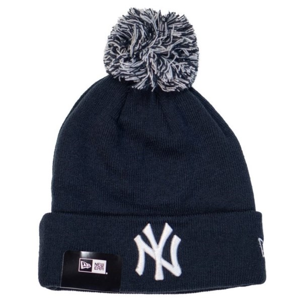 New Era New York Yankees Knit Pom Baseball Beanie - Navy