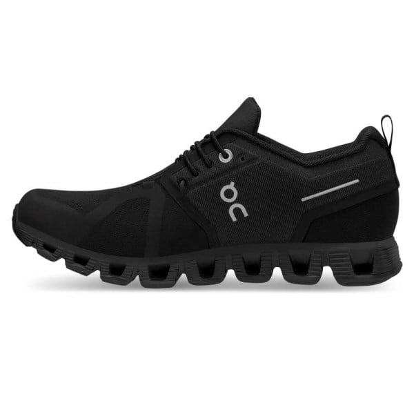 On Cloud 5 Waterproof - Womens Running Shoes - All Black