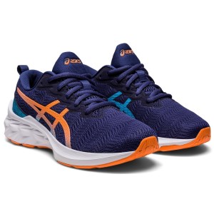 Asics NovaBlast 2 GS - Kids Running Shoes - Indigo Blue/Sun Peach