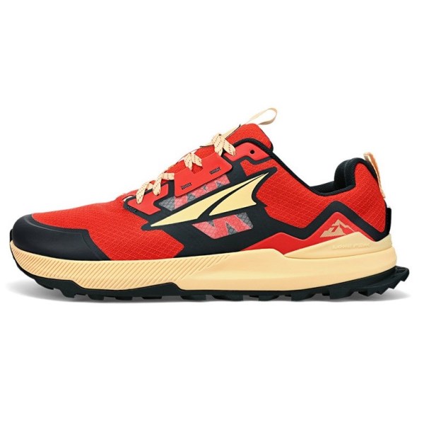 Altra Lone Peak 7 - Mens Trail Running Shoes - Red/Orange