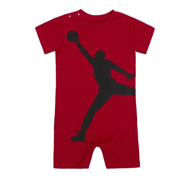 Jordan Jumpman Knit Infant Romper - Gym Red