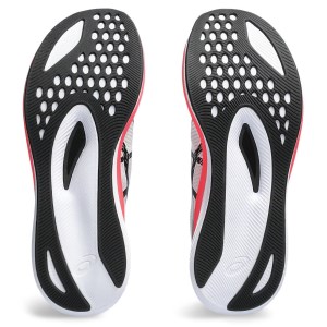 Asics Magic Speed 3 - Womens Road Racing Shoes - White/Black