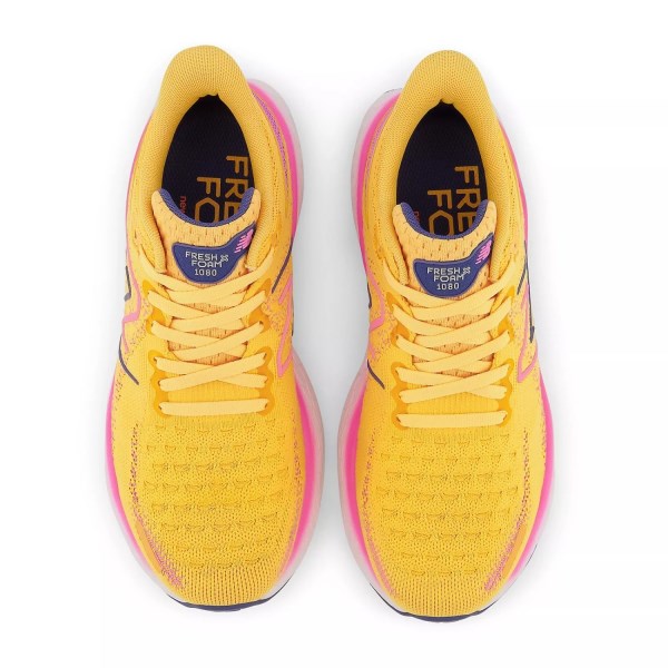 New Balance Fresh Foam X 1080v12 - Womens Running Shoes - Vibrant Apricot/Vibrant Pink/Night