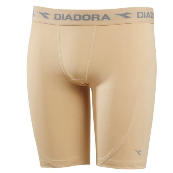 Diadora Compression Lite Mens Training Shorts - Beige