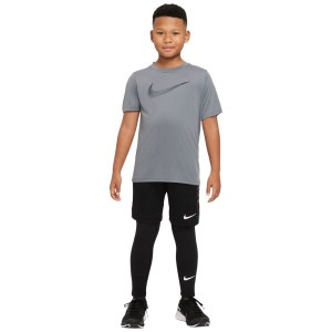 Nike Pro Dri-Fit Kids Boys Training Tights - Black/White