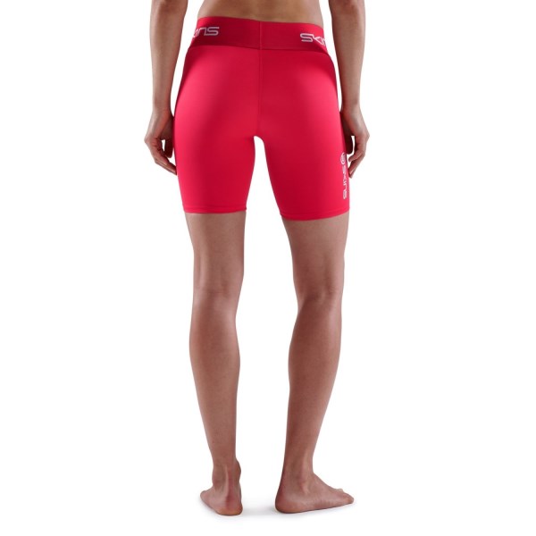 Skins Series-1 Womens Compression Half Tights - Red