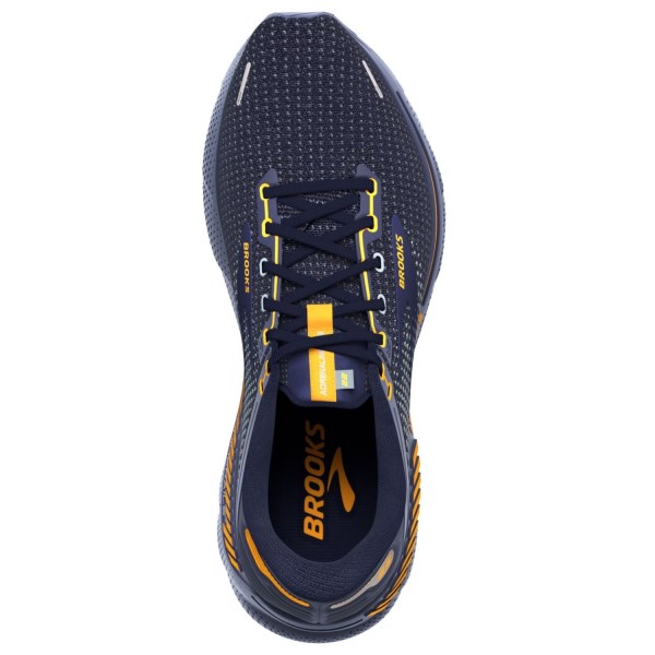 Brooks Adrenaline GTS 22 - Mens Running Shoes - Peacoat/Grey/Sunflower