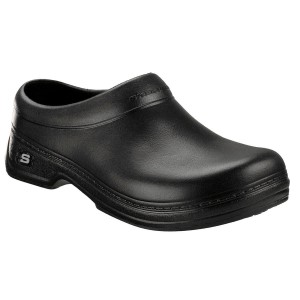 Skechers Oswald Balder - Mens Slip Resistant Work Shoes - Black