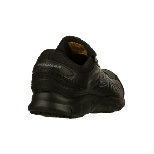 Skechers Eldred - Womens Slip Resistant Work Shoes - Black