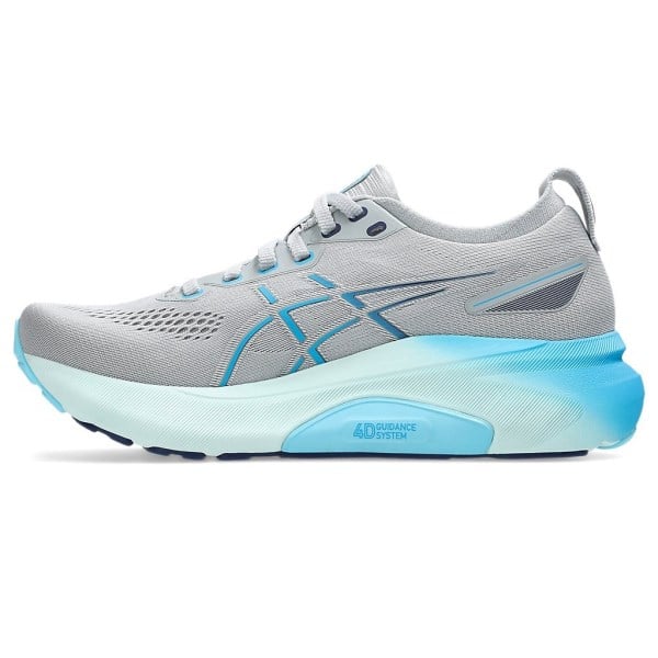 Asics Gel Kayano 31 - Womens Running Shoes - Piedmont Grey/Digital Aqua