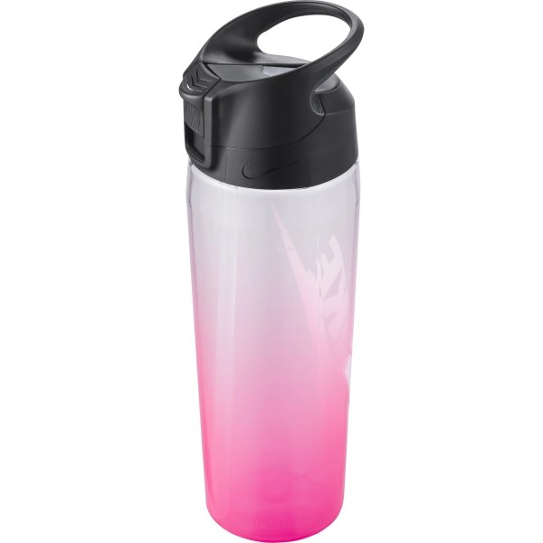 Nike TR Hypercharge Straw Graphic BPA Free Sport Water Bottle - 710ml - Pink/Anthracite