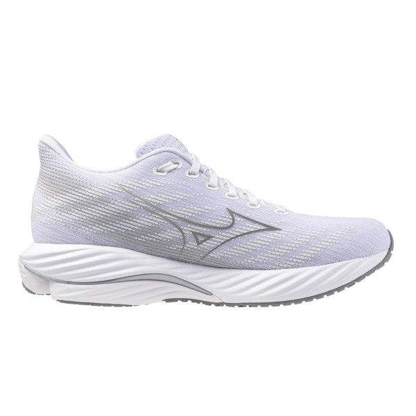 Mizuno Wave Rider 28 - Mens Running Shoes - White/Ultimate Gray/Nimbus Cloud