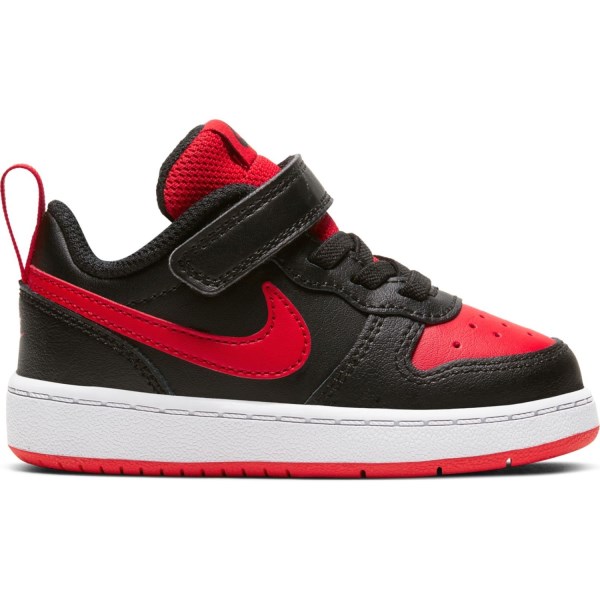Nike Court Borough Low 2 TDV - Toddler Sneakers - Black/University Red