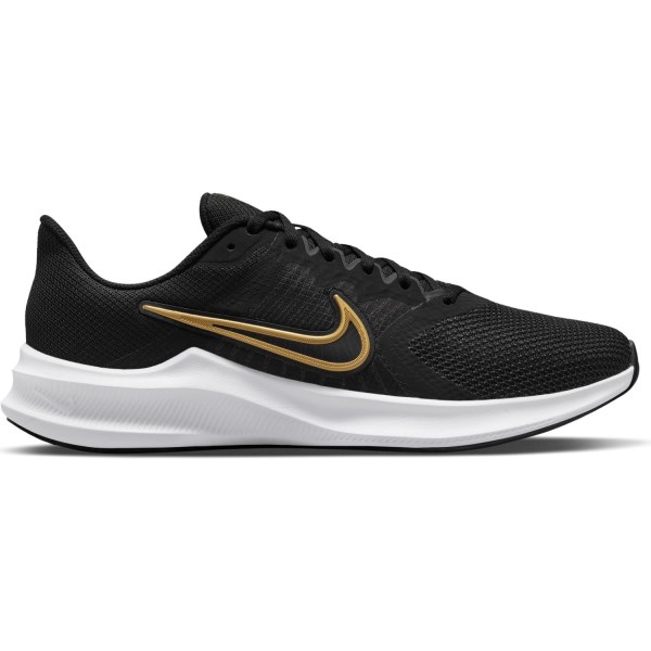 Nike Downshifter 11 - Mens Running Shoes - Black/Metallic Gold/Dark Smoke Grey/White