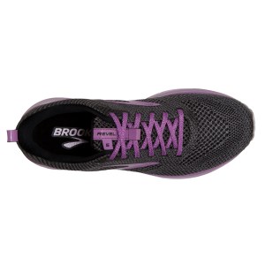 Brooks Revel 5 - Womens Running Shoes - Black/Ebony Pale